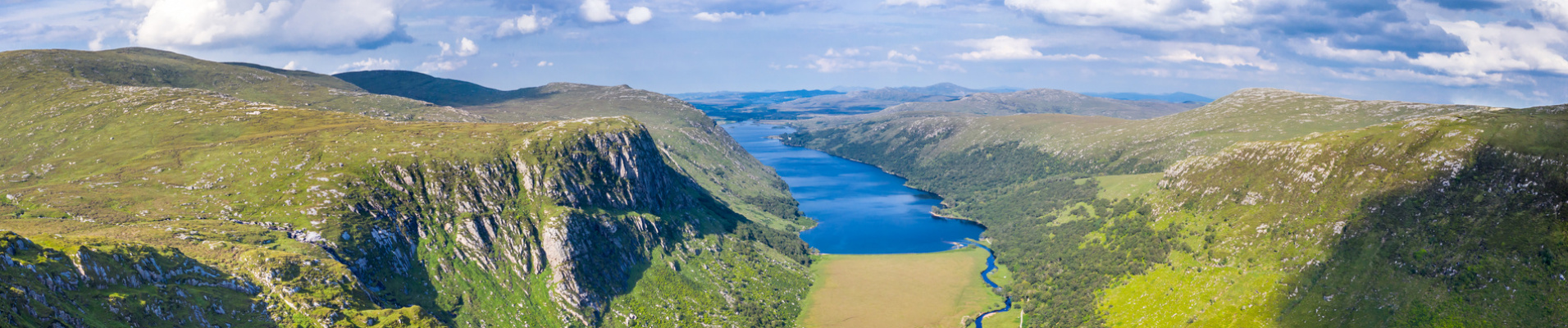 Vue du parc national de Glenveagh